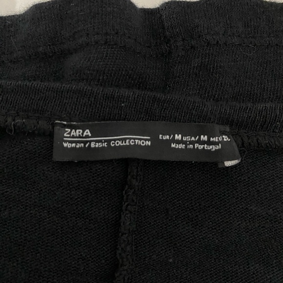 Zara Basics 100% linen M crop top - Picture 3 of 5